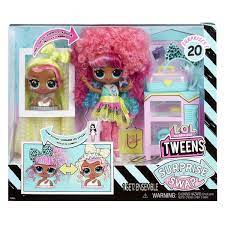 L.O.L. SURPRISE TWEENS SURPRISE SWAP FASHION DOLL- CURLS-2- CRIMPS CORA  593263EUC J23