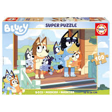 PUZZLE 100P BLUEY MADERA 19967