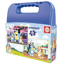 MALETTE PUZZLE 2*20P BLUEY 19966