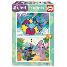 PUZZLE 2*100P STITCH 19998