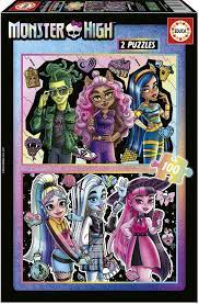 PUZZLE 2*100P MONSTER HIGH 19704