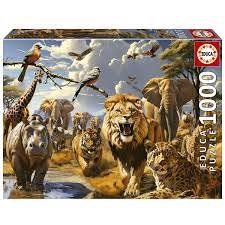 PUZZLE 1000P ANIMALES SAUVAGE 19920