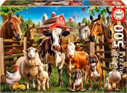 PUZZLE 500P LA FERME 19905