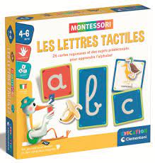 LES LETTRES TACTILES MONTESSORI 52797 J24
