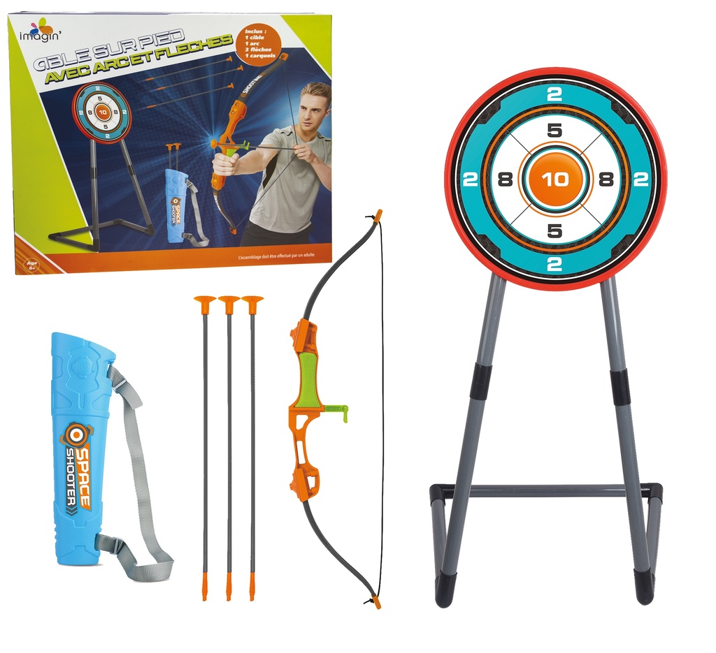 CIBLE SUR PIEDS AVEC ARC 6215 J25