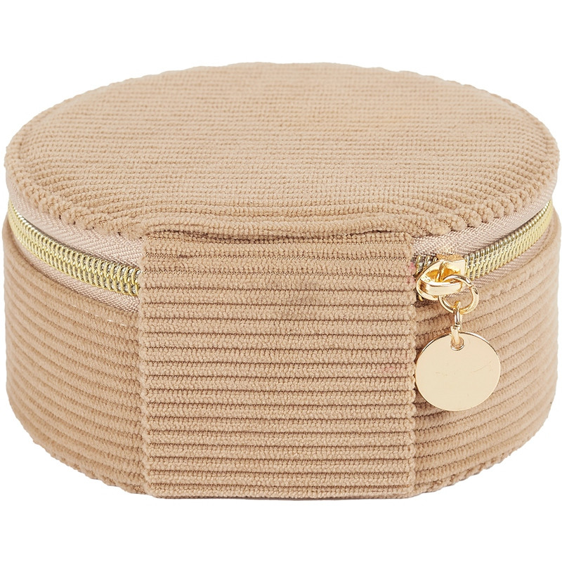 BOITE A BIJOUX RONDE VELOUR A2402583 J24 SAJOU