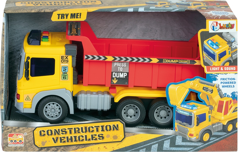 CAMION BENNE 35CM SON LUMIERE A2402279 J24 SAJOU