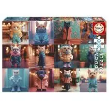 PUZZLE 200P ANIMALS 20219