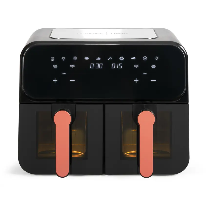 friteuse sans huile double bac doc316  9l