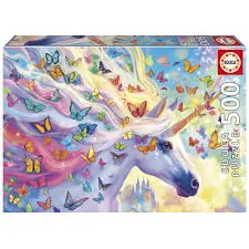 PUZLLE 500P LICORNE ARC EN CIEL 20254