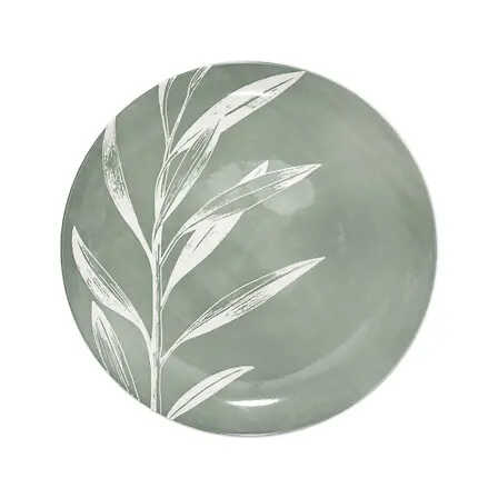 6 ASSIETTES PLATES GREEN 154810