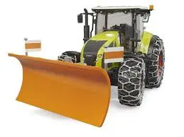 Tracteur CLAAS Axion 950 avec chaînes à neige et lame 3018  J25