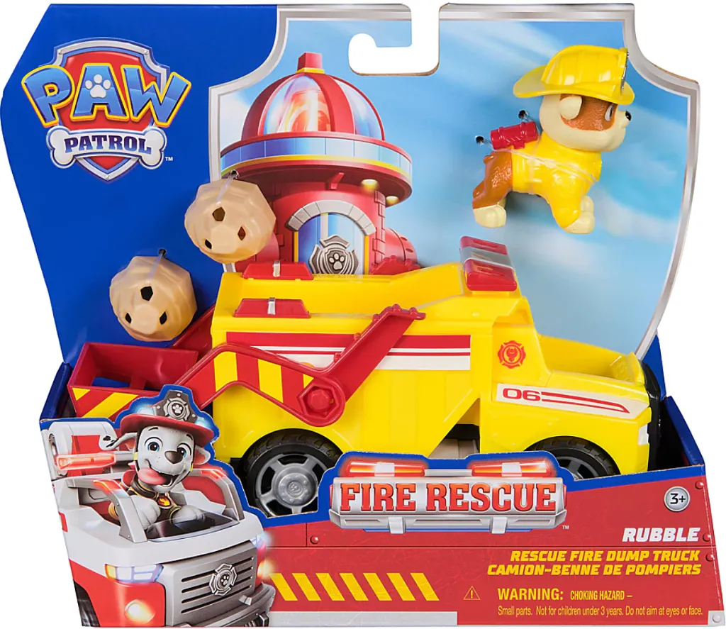 [226989SPI] vehicule + personnage Pat Patrouille fire rescue 6072699  J26