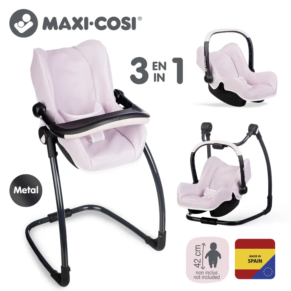 Maxi-Cosi Siege + Chaise Haute Rose 7/240242  J26