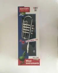 Trompette en argent 4 notes 42 cm  324231  J25