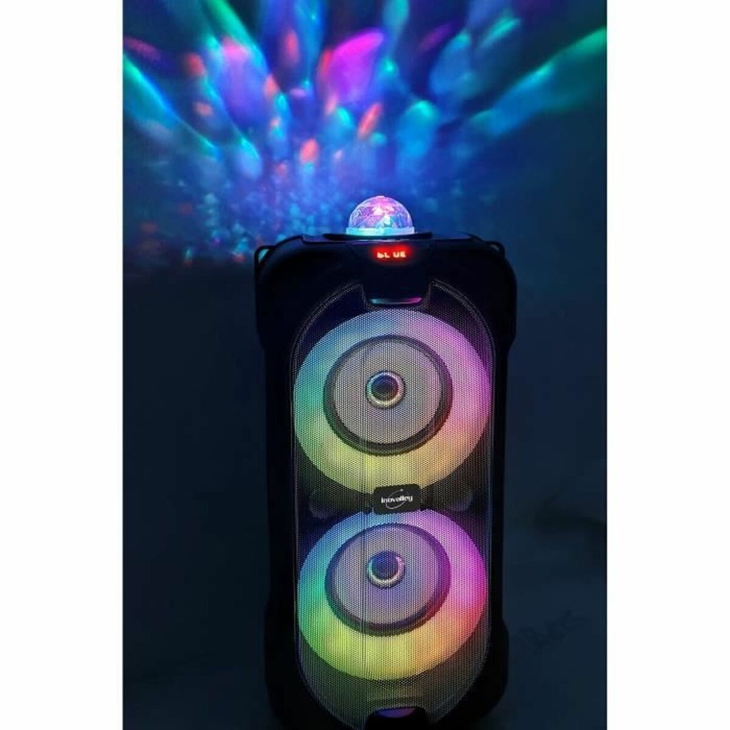ENCEINTE KARAOKE LUMINEUSE BLUETOOTH 5.0 - 400 WATTS KA07BOWL  J25