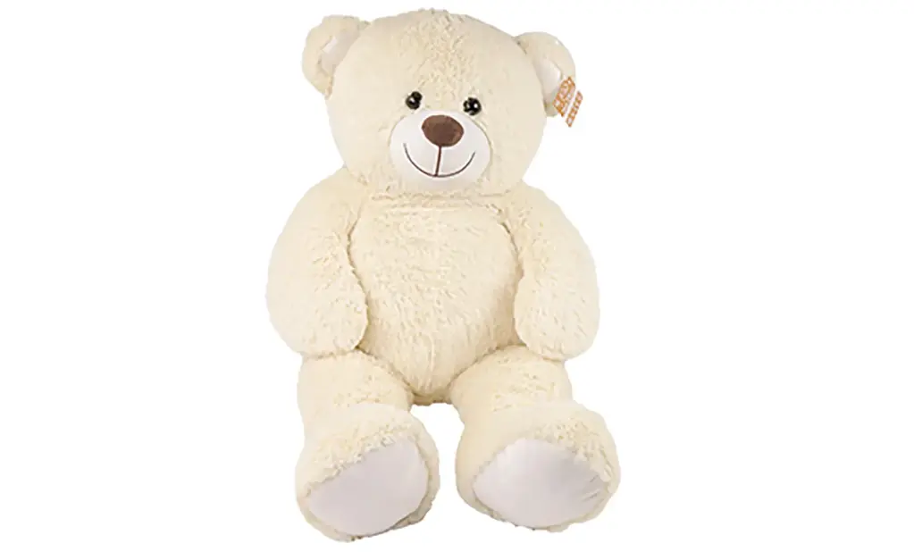 peluche ours blanc 100 cm 192912  J26
