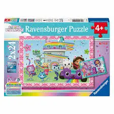 Puzzles 2x24 p  Prêt à faire la fête ! / Gabby's Dollhouse  41122  J25
