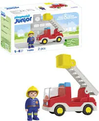 JUNIOR : Camion de pompier avec échelle pivotante 71683  J25