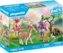 Duo de fées avec animaux de la forêt 71800  J25