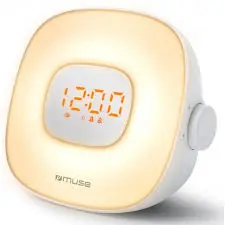 Radio-réveil double alarme Muse ml-198cr  J25