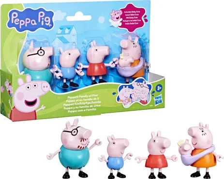 HASBRO Peppa Pig et sa famille de 5 GO5065L00 J26