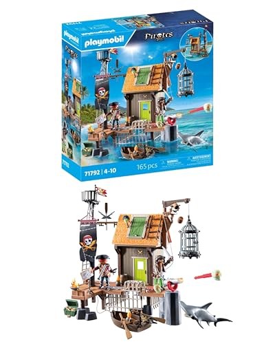 [226782PLA] PORT ET REPAIRE DE PIRATES AVEC PRISONS 71792 J26