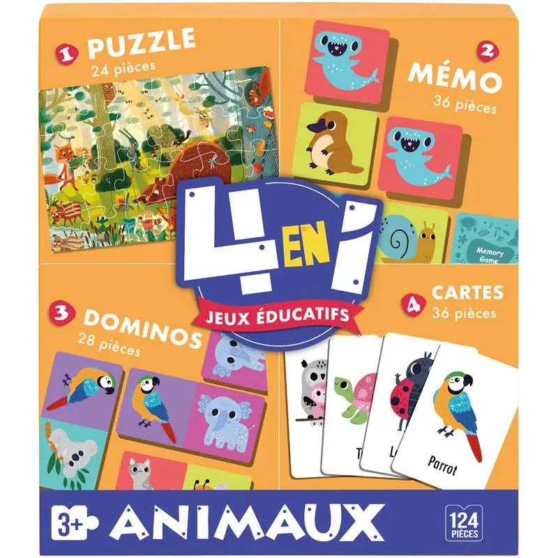 A2502318 JEU EDUCATIF 4EN1 J25 SAJOU