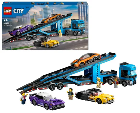 Le camion de transport de voitures de sport lego 60408 J25