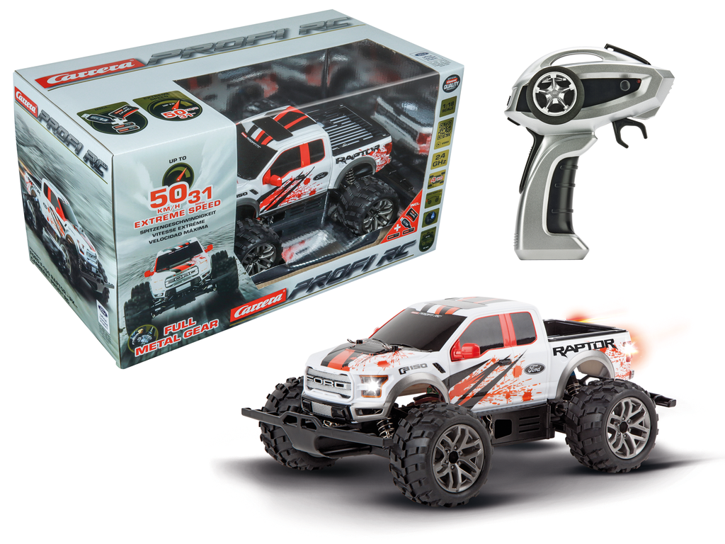 Carrera RC Profi - Ford F-150 Raptor -PX, 27 cm 370183017 J25