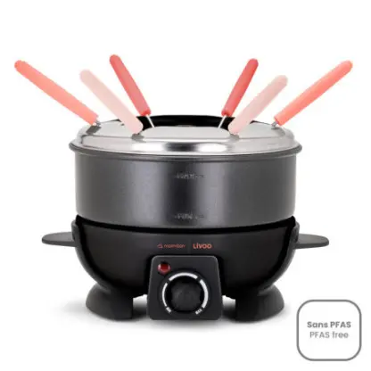 DELDOC308 Appareil à fondue électrique - Livoo x Marmiton