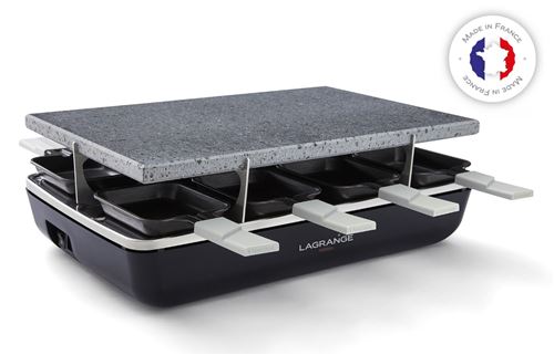 RACLETTE ELEMENT NOIR PIERRE DE CUISSON 179201