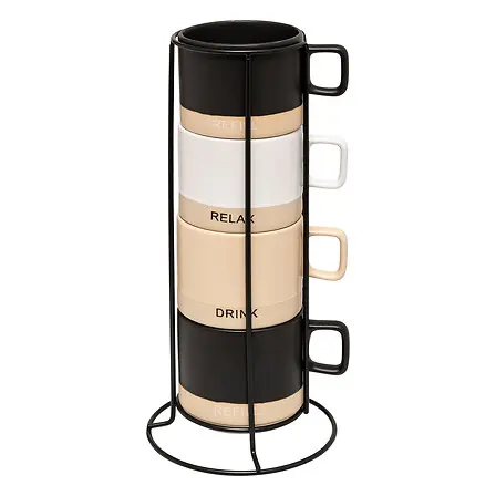 RACK 4 MUGS LUCA 196563