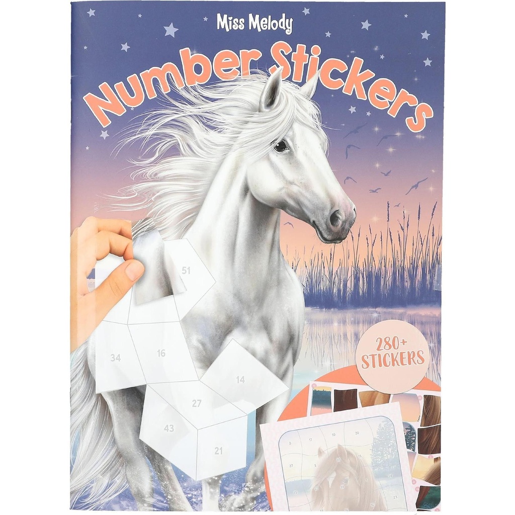 Miss Melody Number Sticker 13879