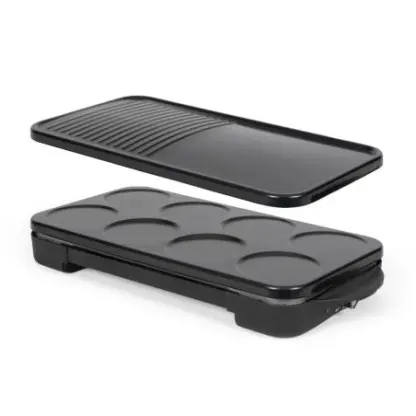 [DELDOC349N] APPAREIL 2EN1 CREPIERE ET PLANCHA DOC349N