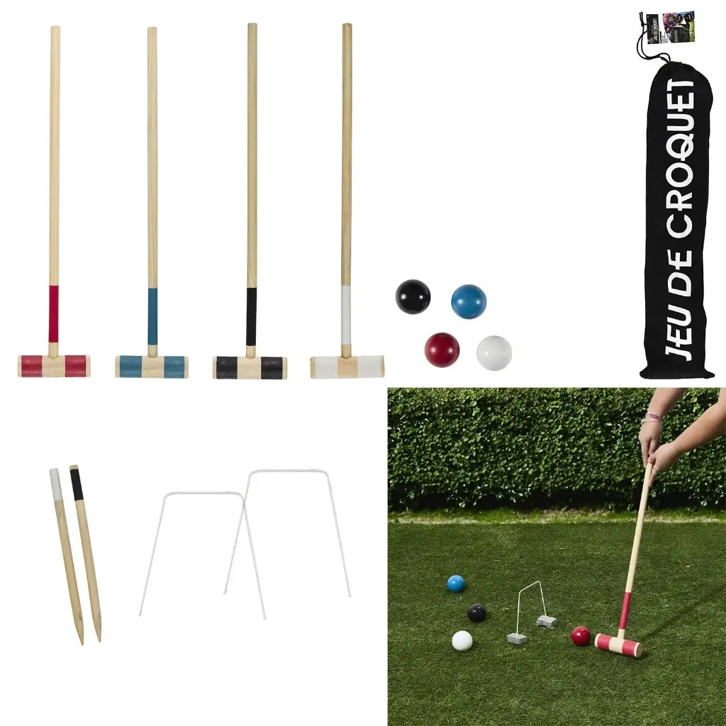 JEU DE CROQUET EN BOIS MG3569