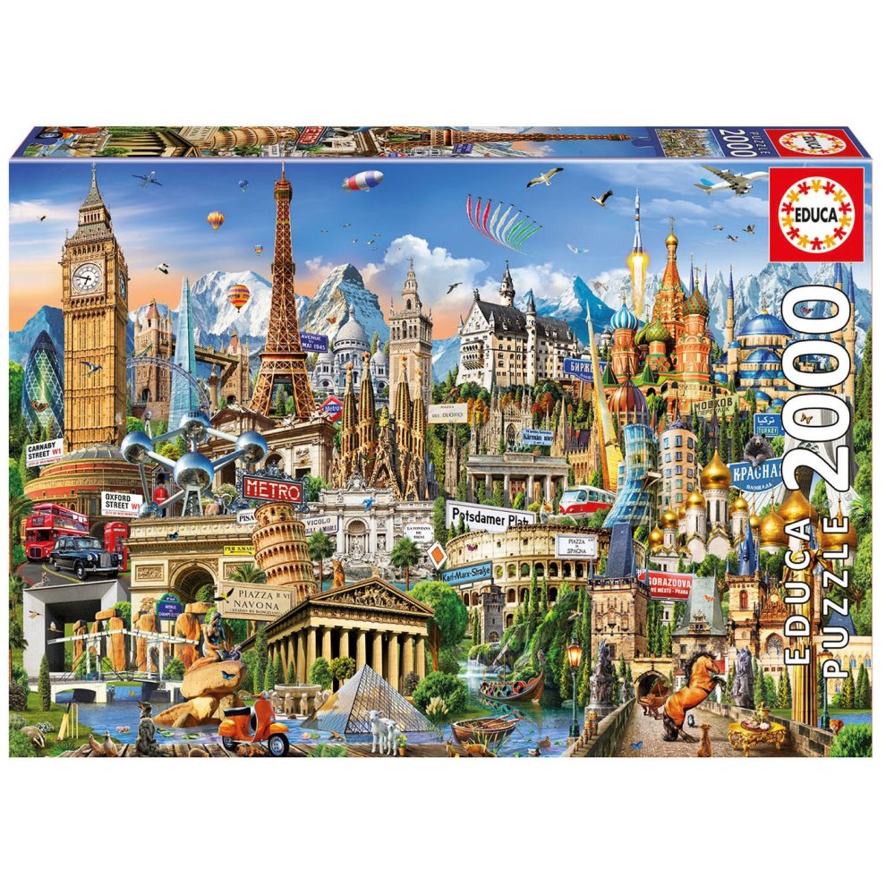 [EDU17697] PUZZLE 2000P SYMBOLES EUROPE 17697