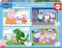 PEPPA PIG MULTI 4 JUNIOR PUZZLE 20-40-60-80 PIECES 20329