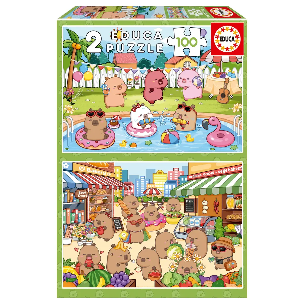 PUZZLE 2*100 CAPYFUN 20484