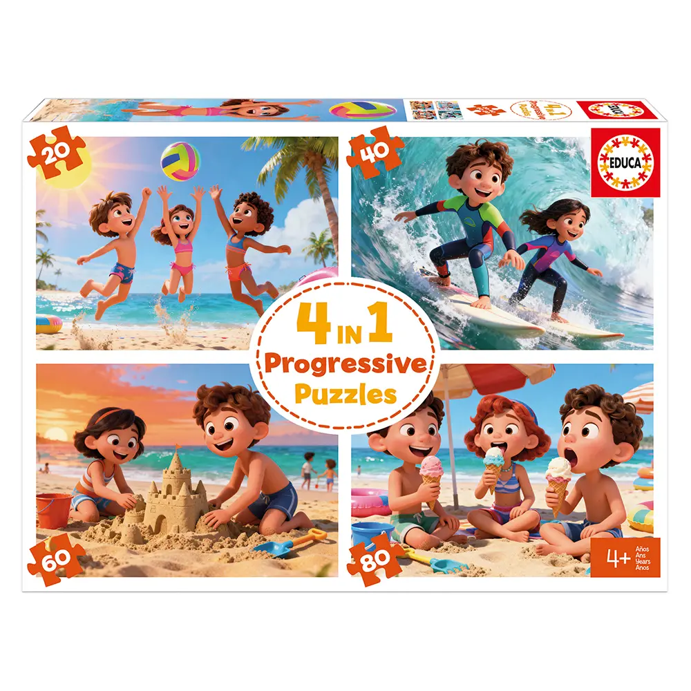PUZZLE MULTI JOURNEE A LA PLAGE 20503