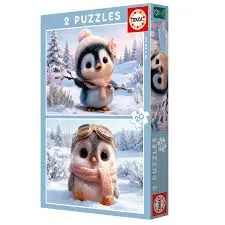 PUZZLE 2*20P PINGOUIN 20505