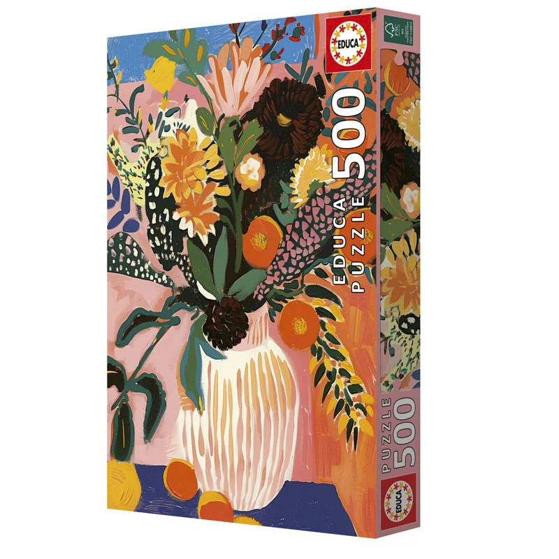 Puzzle 500 pcs Fleurs bohême - Educa 20545