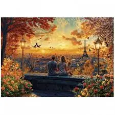 PUZZLE 1500P AMOUREUX A PARIS 20569