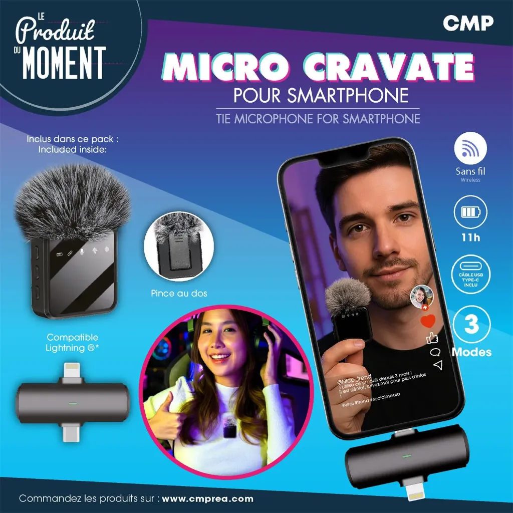 MICRO CRAVATE SMARTPHONE HT0169 J26