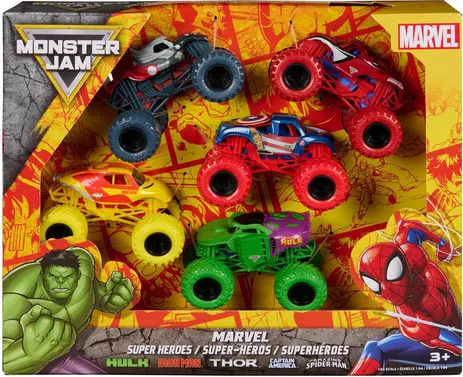[SPI6078080] PACK 5 VEHICULES MARVEL 6078080 J26 SAJOU A2602997