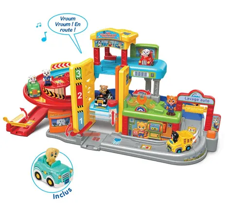 TUT TUT BOLIDES - MAXI GARAGE INTERACTIF MECANO ANIMO 589205 SAJOU J26 vtech