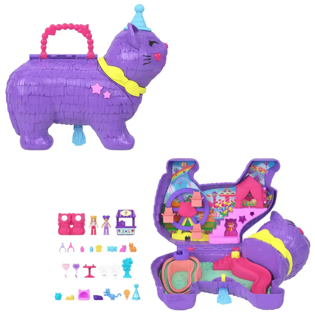 Polly Pocket-Coffret Fête Du Chaton-Avec Mini-Figurines Et Accessoires JFT90 J26 A2503147