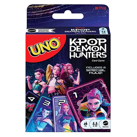 Jeu de Cartes Uno KPop demon Hunters JRV01 J26 SAJOU A2603636