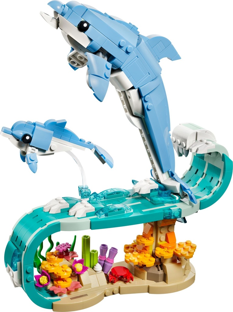 [LEG31385] LEGO CREATOR - ANIMAUX MARINS : LES BEAUX DAUPHINS 31385 J26 SAJOU LEGO