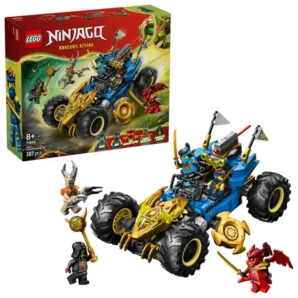 LEGO NINJAGO - LA VOITURE TRANSFORMABLE DE JAY 71856 J26 SAJOU
